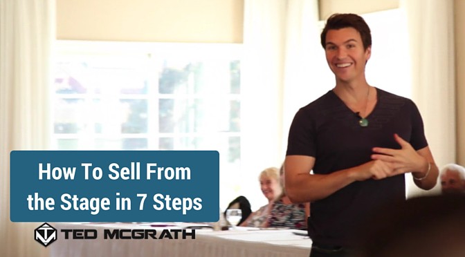 How To Sell From the Stage in 7 Steps